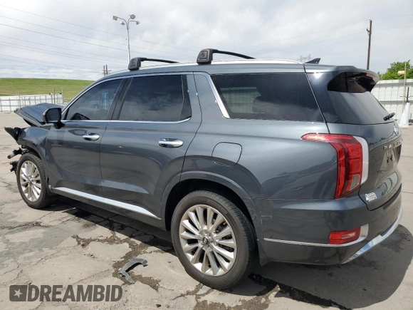 2020 Hyundai Palisade Limited with VIN KM8R5DHE2LU150667, listed as a Copart auction lot 56534995 with 108,441 mi miles and Salvage title. Bid and sale history available at DreamBid. Image 2.