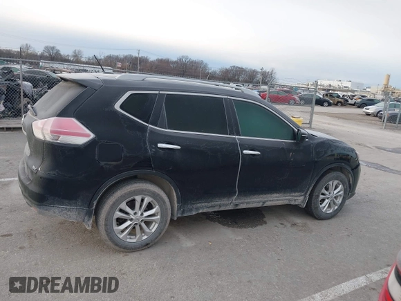2015 Nissan Rogue SL with VIN 5N1AT2MT3FC808454, listed as a IAAI auction lot 41212587 with 102,563 mi miles. Bid and sale history available at carsss.com. Image 13.