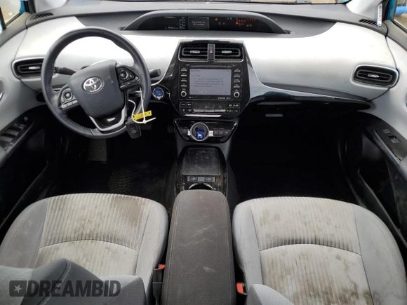 2020 Toyota Prius Prime LE with VIN JTDKARFP4L3120241, listed as a Copart auction lot 53346805 with 94,107 mi miles and Salvage Title. Bid and sale history available at carsss.com. Image 8.