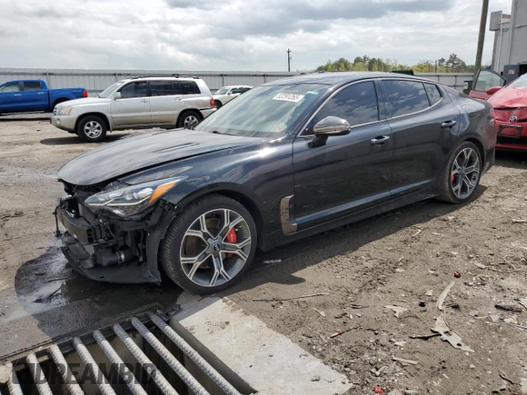 2020 Kia Stinger GT1 with VIN KNAE45LC8L6081602, listed as a Copart auction lot 52291265 with 32,874 mi miles and Salvage Title. Bid and sale history available at DreamBid. Image 1.