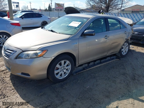 2009 Toyota Camry Hybrid with VIN 4T1BB46K39U087090, listed as a IAAI auction lot 41684578 with 185,320 mi miles. Bid and sale history available at carsss.com. Image 2.