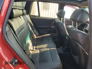 2004 BMW X3 3.0i with VIN WBXPA93414WA66144, listed as a Copart auction lot 78167274 with 0 mi miles and Salvage Title. Bid and sale history available at carsss.com. Image 10.
