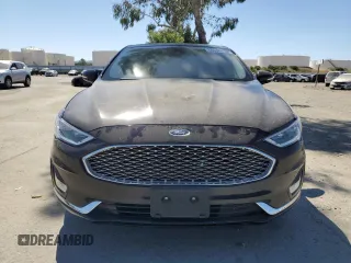 2019 Ford Fusion Titanium with VIN 3FA6P0SU2KR202384, listed as a Copart auction lot 56030415 with 64,774 mi miles and Salvage title. Bid and sale history available at DreamBid. Image 5.