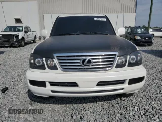2006 Lexus LX 470 z VIN JTJHT00W564011069, wystawiony jako Copart lot #54151835 z przebiegiem 381 667 mil mil oraz Czysty tytuł • Clean title. Historia ofert i sprzedaży dostępna na DreamBid. Obrazek 5.