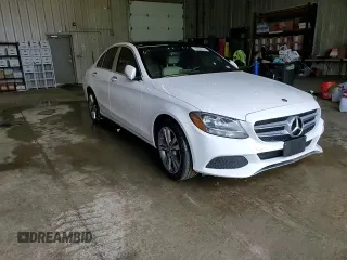 2018 Mercedes-Benz C 300 with VIN 55SWF4KB2JU280486, listed as a Copart auction lot 46850755 with 73,452 mi miles and Salvage title. Bid and sale history available at DreamBid. Image 13.
