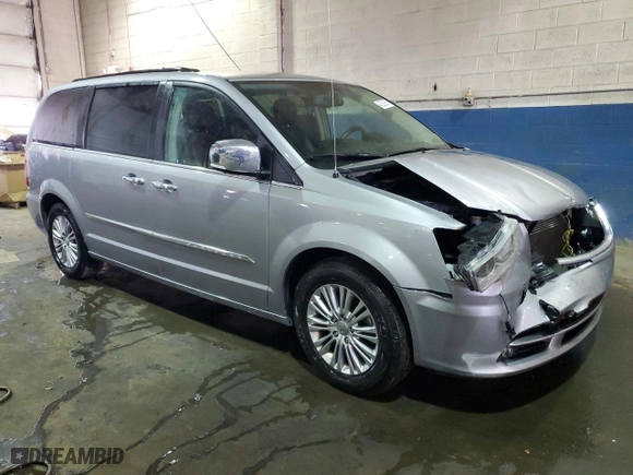 2016 Chrysler Town & Country Touring-L Anniversary Edition with VIN 2C4RC1CG2GR199856, listed as a Copart auction lot 48322455 with 104,481 mi miles and Clean Title. Bid and sale history available at carsss.com. Image 4.
