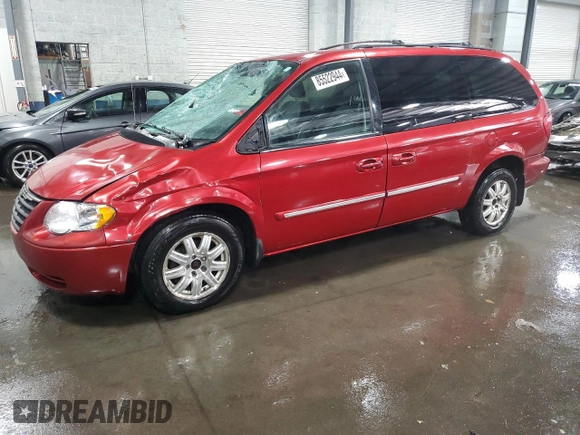 2006 Chrysler Town & Country LWB Touring with VIN 2A4GP54L66R723100, listed as a Copart auction lot 85522944 with 282,634 mi miles and Salvage Title. Bid and sale history available at carsss.com. Image 1.