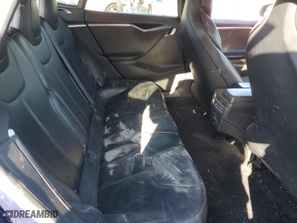 2017 Tesla Model S 100D with VIN 5YJSA1E25HF191059, listed as a Copart auction lot 49171575 with 174,766 mi miles and Salvage Title. Bid and sale history available at carsss.com. Image 10.