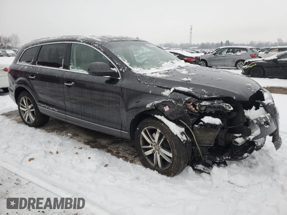 2014 Audi Q7 3.0L with VIN WA1CGCFE6ED017070, listed as a Copart auction lot 86173654 with 199,811 mi miles and Salvage Title. Bid and sale history available at carsss.com. Image 4.