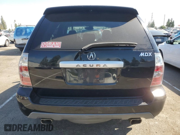 2006 Acura MDX Touring w/Navi with VIN 2HNYD18836H510543, listed as a Copart auction lot 71275524 with 153,416 mi miles and Salvage Title. Bid and sale history available at carsss.com. Image 6.