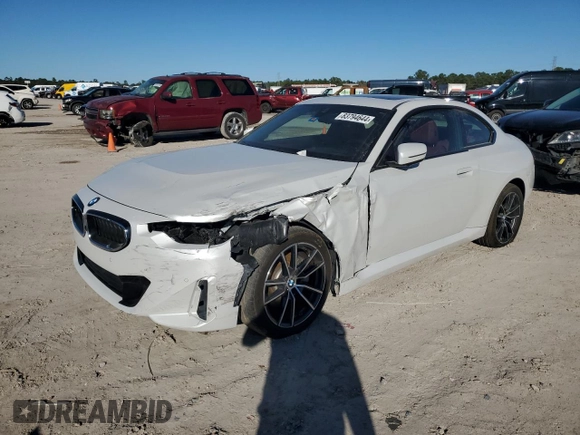 2023 BMW 2 Series 230i xDrive with VIN 3MW33CM06P8D23448, listed as a Copart auction lot 83794644 with 17,213 mi miles and Salvage Title. Bid and sale history available at carsss.com. Image 1.