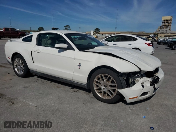 2012 Ford Mustang V6 Premium with VIN 1ZVBP8AM0C5266997, listed as a Copart auction lot 49770735 with 193,407 mi miles and Salvage Title. Bid and sale history available at carsss.com. Image 4.
