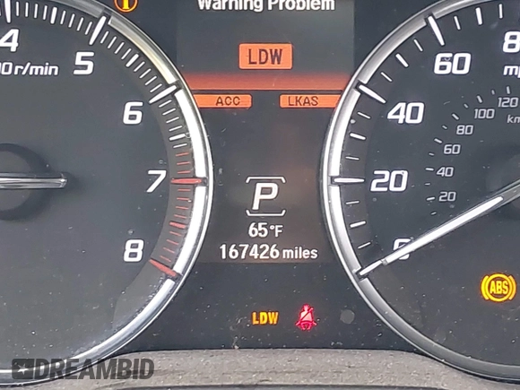 2015 Acura MDX Advance/Entertainment Pkg with VIN 5FRYD4H82FB002205, listed as a IAAI auction lot 42076335 with 167,426 mi miles. Bid and sale history available at carsss.com. Image 16.