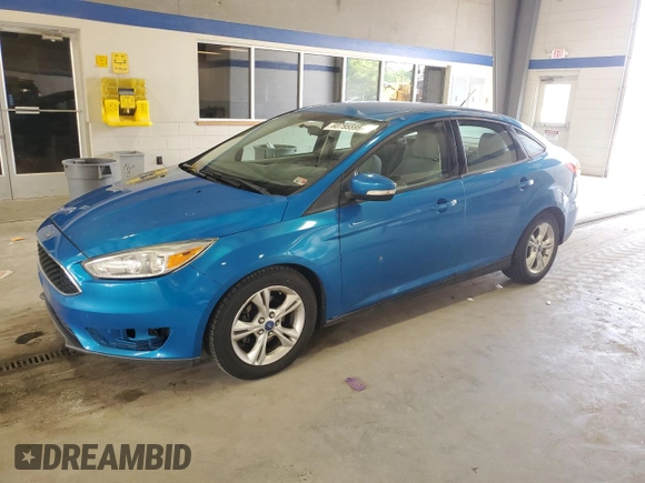 2015 Ford Focus SE with VIN 1FADP3F27FL329928, listed as a Copart auction lot 60795595 with 120,277 mi miles and Clean title. Bid and sale history available at DreamBid. Image 1.
