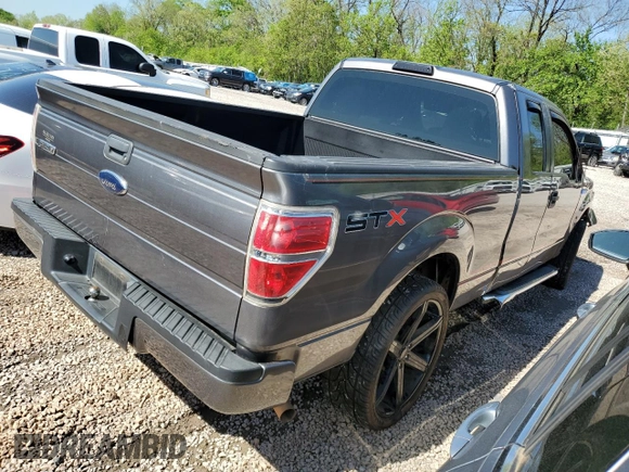 2010 Ford F-150 XL with VIN 1FTEX1CW4AFC94735, listed as a Copart auction lot 51646395 with 171,646 mi miles and Salvage Title. Bid and sale history available at carsss.com. Image 3.