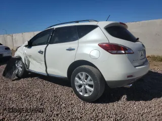 2013 Nissan Murano SL with VIN JN8AZ1MW9DW314011, listed as a Copart auction lot 71598644 with 127,370 mi miles and Salvage Title. Bid and sale history available at carsss.com. Image 2.