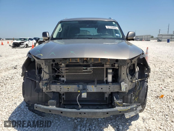 2018 Infiniti QX80 with VIN JN8AZ2NF0J9660222, listed as a Copart auction lot 51170465 with 94,861 mi miles and Salvage Title. Bid and sale history available at carsss.com. Image 5.