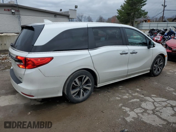 2022 Honda Odyssey Touring z VIN 5FNRL6H89NB039089, wystawiony jako Copart lot #81227004 z przebiegiem 50 881 mil mil oraz Szkoda całkowita • Salvage title. Historia ofert i sprzedaży dostępna na DreamBid. Obrazek 3.