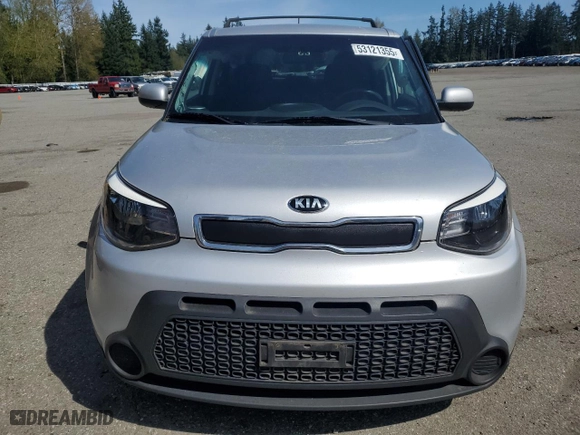 2015 Kia Soul with VIN KNDJN2A26F7808936, listed as a Copart auction lot 53121355 with 84,053 mi miles and Salvage Title. Bid and sale history available at carsss.com. Image 5.