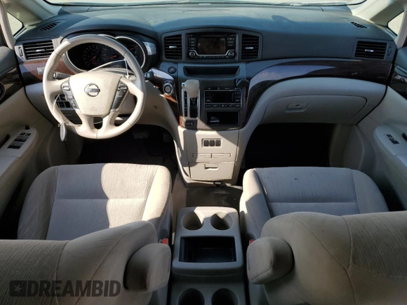 2017 Nissan Quest SV with VIN JN8AE2KP4H9167582, listed as a Copart auction lot 45763295 with 125,020 mi miles and Salvage Title. Bid and sale history available at carsss.com. Image 8.