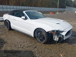 2021 Ford Mustang EcoBoost with VIN 1FATP8UH1M5105152, listed as a IAAI auction lot 40967651 with 81,514 mi miles. Bid and sale history available at carsss.com. Image 1.