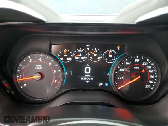 2016 Chevrolet Camaro 2SS z VIN 1G1FH1R74G0180482, wystawiony jako Copart lot #55686085 z przebiegiem 63 803 mil mil oraz Szkoda całkowita • Salvage title. Historia ofert i sprzedaży dostępna na DreamBid. Obrazek 9.