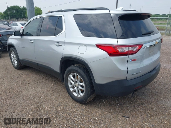 2019 Chevrolet Traverse LT Cloth with VIN 1GNERGKW8KJ155843, listed as a IAAI auction lot 41924094 with Not provided miles and . Bid and sale history available at DreamBid. Image 3.