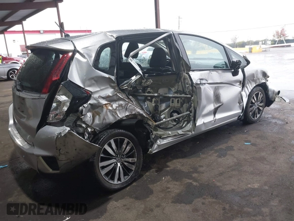 2015 Honda Fit EX-L with VIN 3HGGK5H82FM702649, listed as a IAAI auction lot 40931610 with 55,441 mi miles. Bid and sale history available at carsss.com. Image 4.