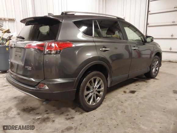 2017 Toyota RAV4 Limited with VIN JTMDFREV1HJ169944, listed as a IAAI auction lot 41770357 with 83,675 mi miles. Bid and sale history available at carsss.com. Image 4.