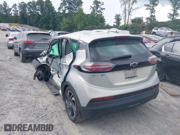 2023 Chevrolet Bolt EV 2LT with VIN 1G1FX6S08P4188767, listed as a IAAI auction lot 42693957 with Not provided miles and . Bid and sale history available at DreamBid. Image 3.