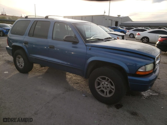 2003 Dodge Durango SLT with VIN 1D4HS48N43F562346, listed as a Copart auction lot 84287204 with 157,745 mi miles and Salvage Title. Bid and sale history available at carsss.com. Image 4.
