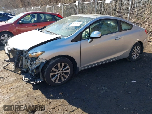 2012 Honda Civic Cpe EX with VIN 2HGFG3B80CH504785, listed as a IAAI auction lot 41651632 with 139,635 mi miles. Bid and sale history available at carsss.com. Image 17.