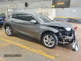 2018 Infiniti QX30 Luxury z VIN SJKCH5CPXJA041787, wystawiony jako Copart lot #85062864 z przebiegiem 70 746 mil mil oraz Szkoda całkowita • Salvage title. Historia ofert i sprzedaży dostępna na DreamBid. Obrazek 4.