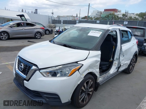 2020 Nissan Kicks SV with VIN 3N1CP5CV3LL483605, listed as a IAAI auction lot 42261522 with 53,381 mi miles and . Bid and sale history available at DreamBid. Image 18.