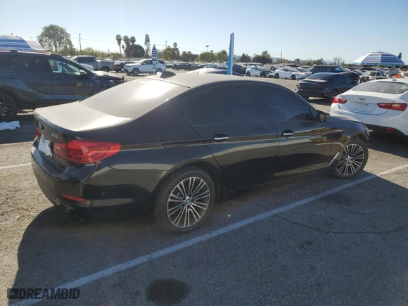 2017 BMW 5 Series 530i with VIN WBAJA5C33HG895276, listed as a Copart auction lot 88411755 with 69,953 mi miles and Salvage Title. Bid and sale history available at carsss.com. Image 3.
