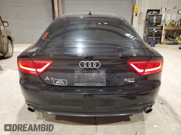 2015 Audi A7 Premium Plus with VIN WAUWGAFC5FN003188, listed as a Copart auction lot 41767895 with 198,639 mi miles and Salvage title. Bid and sale history available at DreamBid. Image 6.