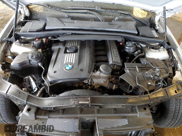 2009 BMW 3 Series 328i with VIN WBAPH77529NL82255, listed as a Copart auction lot 45608355 with 110,097 mi miles and Salvage Title. Bid and sale history available at carsss.com. Image 11.