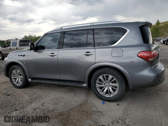 2015 Infiniti QX80 with VIN JN8AZ2NE6F9086496, listed as a Copart auction lot 65058905 with 75,291 mi miles and Clean title. Bid and sale history available at DreamBid. Image 2.
