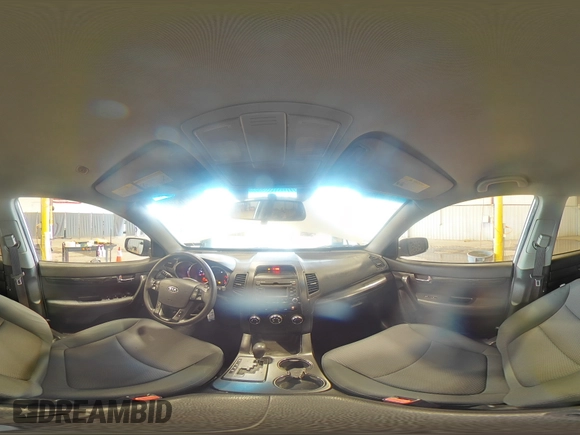 2013 Kia Sorento LX with VIN 5XYKT4A20DG402804, listed as a Copart auction lot 53263915 with 103,574 mi miles and Salvage Title. Bid and sale history available at carsss.com. Image 16.