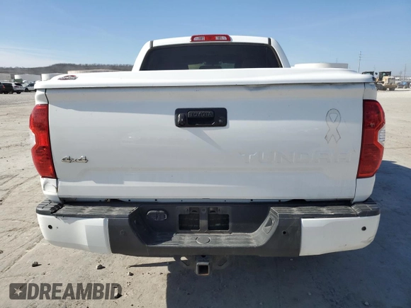 2015 Toyota Tundra 4WD Truck Platinum with VIN 5TFAW5F17FX486418, listed as a Copart auction lot 42779925 with 124,393 mi miles and Salvage Title. Bid and sale history available at carsss.com. Image 6.