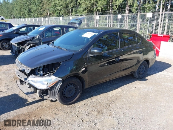 2017 Mitsubishi Mirage ES with VIN ML32F3FJ3HHF14338, listed as a IAAI auction lot 42592543 with 51,075 mi miles and . Bid and sale history available at DreamBid. Image 2.