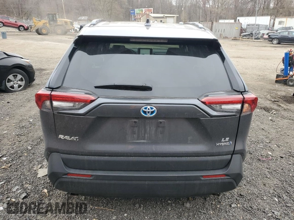 2023 Toyota RAV4 Hybrid LE with VIN 4T3LWRFV1PU106501, listed as a Copart auction lot 51085515 with 44,908 mi miles and Salvage title. Bid and sale history available at DreamBid. Image 6.