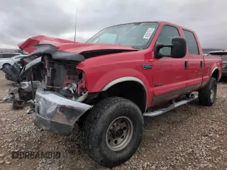2001 Ford Super Duty F-250 XL with VIN 1FTNW21F21EA06986, listed as a Copart auction lot 42351715 with 275,616 mi miles and Salvage Title. Bid and sale history available at carsss.com. Image 1.