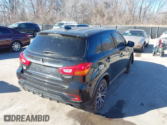 2018 Mitsubishi Outlander Sport ES 2.0 with VIN JA4AR3AU5JU020388, listed as a IAAI auction lot 38733752 with 115,174 mi miles. Bid and sale history available at carsss.com. Image 4.