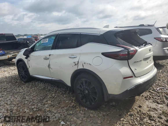 2021 Nissan Murano SL with VIN 5N1AZ2CS7MC123135, listed as a Copart auction lot 69038334 with 70,195 mi miles and Non Repairable. Bid and sale history available at DreamBid. Image 2.