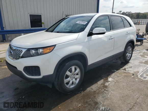 2012 Kia Sorento LX with VIN 5XYKT3A19CG219658, listed as a Copart auction lot 54078185 with 102,699 mi miles and Salvage Title. Bid and sale history available at DreamBid. Image 1.
