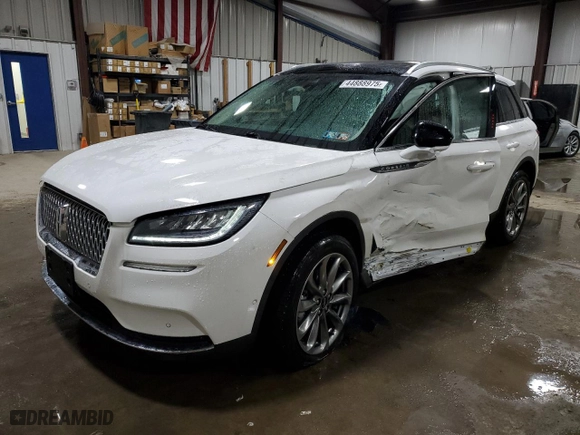 2020 Lincoln Corsair Standard with VIN 5LMCJ1D99LUL22828, listed as a Copart auction lot 44888975 with 18,999 mi miles and Salvage Title. Bid and sale history available at carsss.com. Image 1.