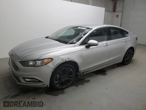 2018 Ford Fusion SE with VIN 3FA6P0HD0JR251640, listed as a Copart auction lot 52730585 with 183,356 mi miles and Clean Title. Bid and sale history available at carsss.com. Image 1.