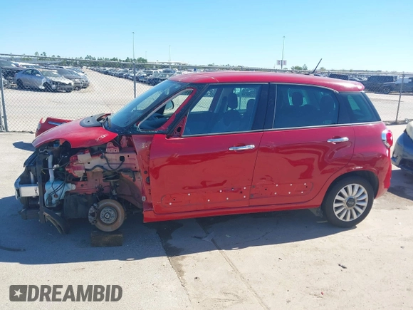 2014 FIAT 500L Easy with VIN ZFBCFABH7EZ027657, listed as a IAAI auction lot 40808990 with 107,591 mi miles and . Bid and sale history available at DreamBid. Image 15.