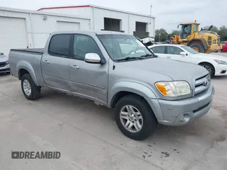 2005 Toyota Tundra SR5 with VIN 5TBDT44115S480257, listed as a IAAI auction lot 41622506 with 188,140 mi miles and . Bid and sale history available at DreamBid. Image 1.